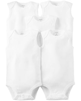 Lot de 5 Cache-Couches Carter's - Blanc