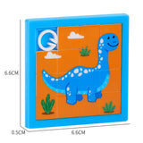 Lote de 2 Puzzles Deslizantes Dinosaurio – 3A+