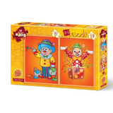 Art Puzzle - Les Clowns 2en1 – 12 & 24 pièces