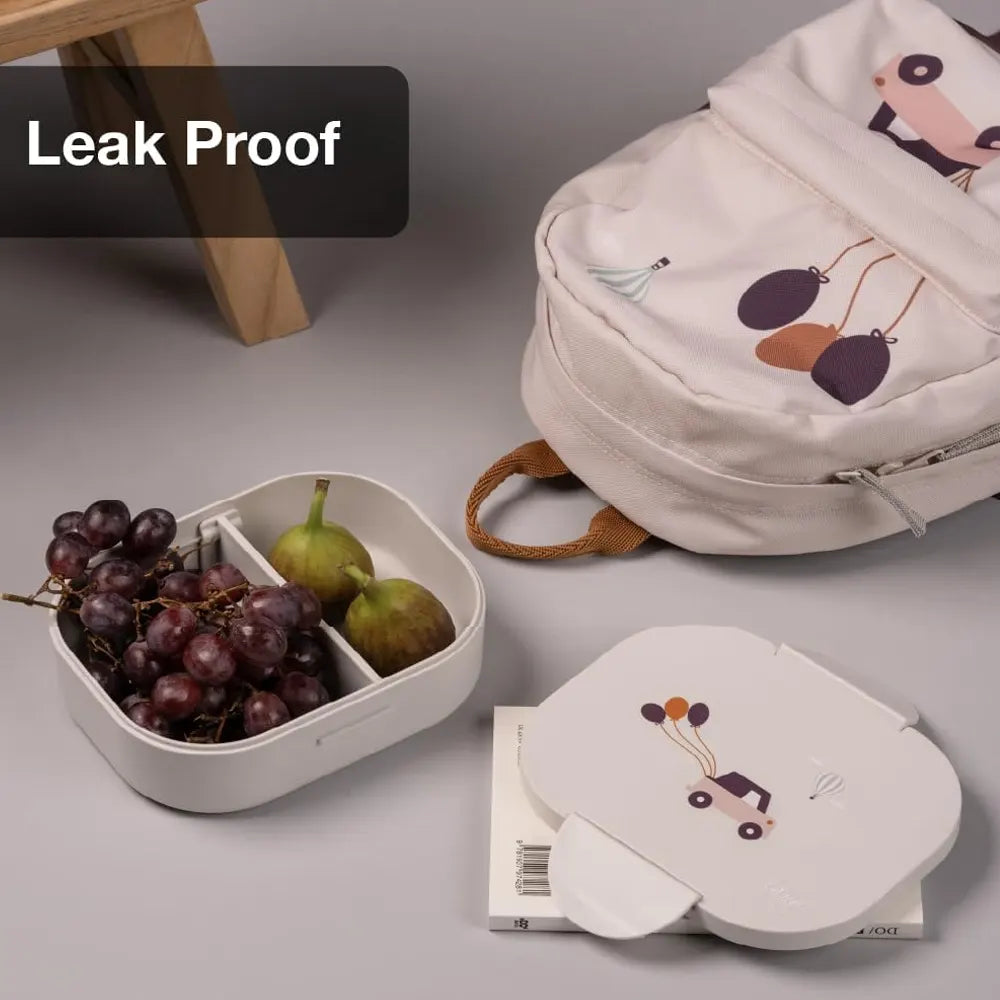 Citron Lunch Box Bio-Based 2 Compartiments – Véhicules