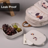 Citron Lunch Box Bio-Based 2 Compartiments – Véhicules