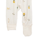 Pelele con Cremallera Bidireccional para Bebé Niña Carter's - Tropical Marfil
