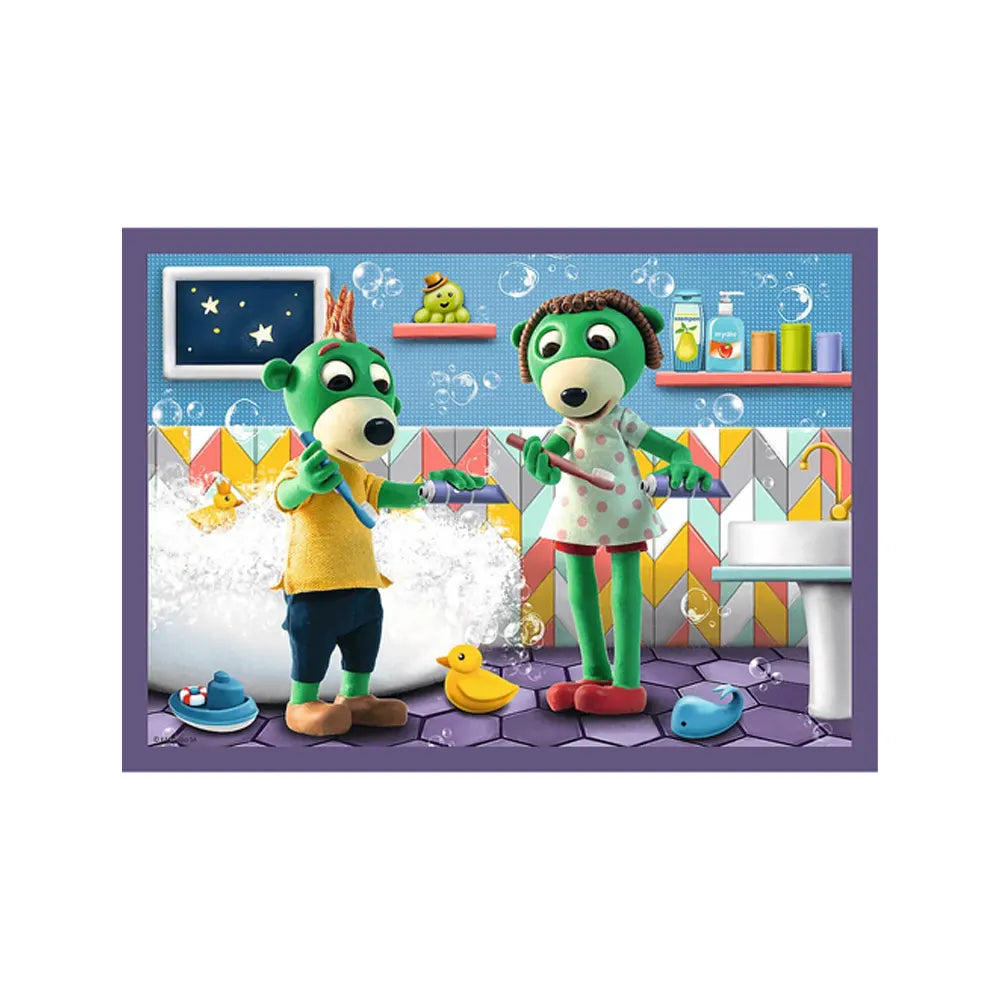 Trefl Puzzle 4en1 Bonne Nuit les Trefliks - 4A+