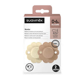 Suavinex Pack de 2 Sucettes Physiologique 0-6M - Gray & Cork