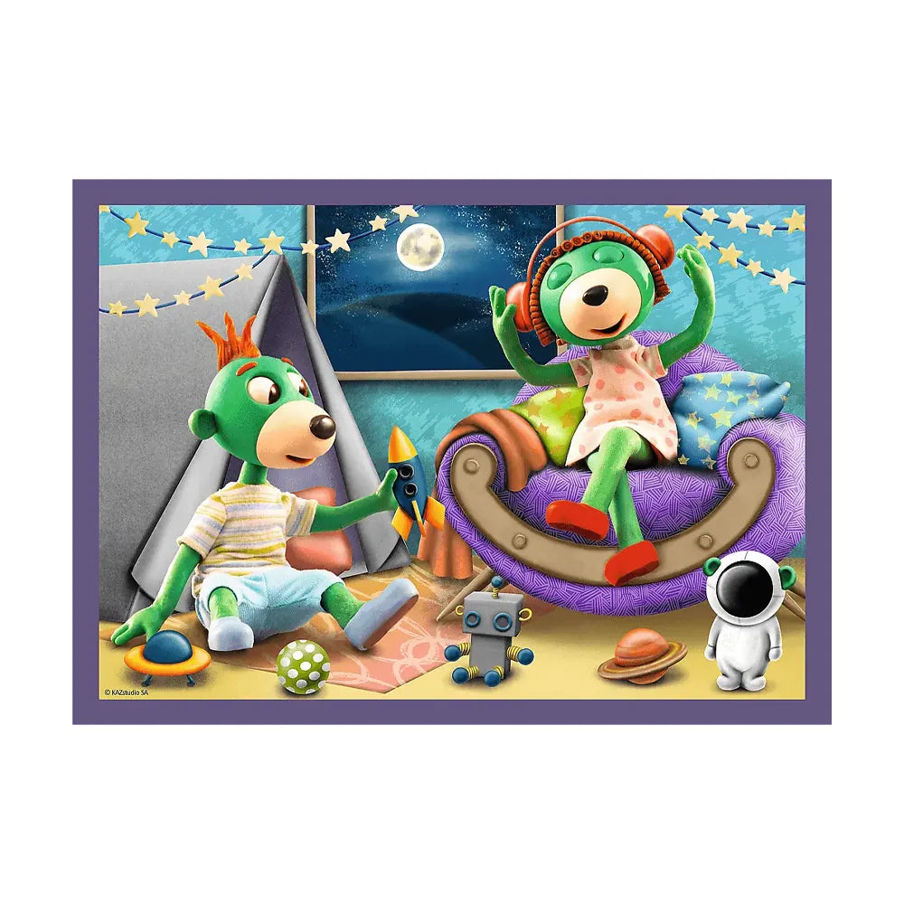 Trefl Puzzle 4en1 Bonne Nuit les Trefliks - 4A+