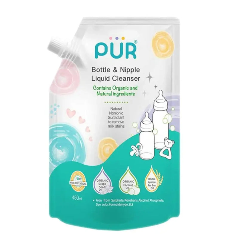 Pür Liquide Vaisselle Nettoyage Biberons et Tétines Refill - 450ml