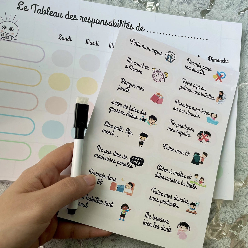 Espoir Planner Tableau de Responsabilités