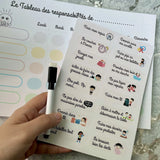 Espoir Planner Tableau de Responsabilités