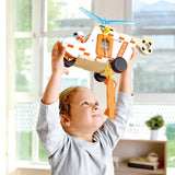 Hape Set de helicóptero de rescate 2-8A