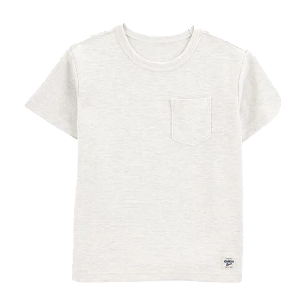 T-shirt à Manches Courtes & Poche OshKosh - Gris Clair