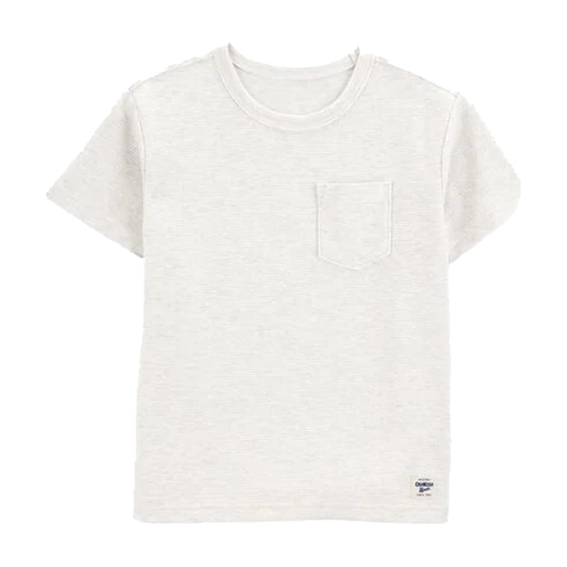 Camiseta de manga corta con bolsillo OshKosh - Gris Claro