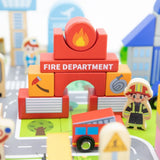 Viga Toys Blocs de Construction Ville 100 Pièces - 24M+