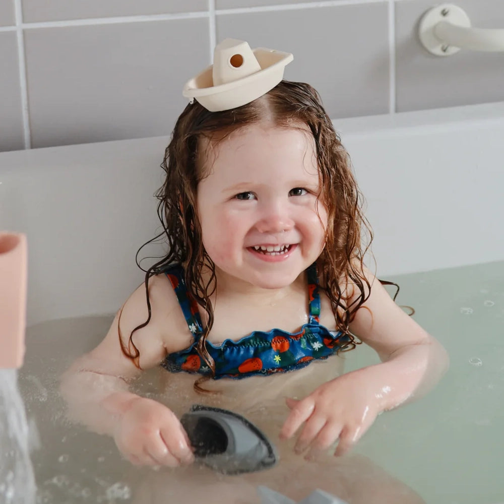 Mushie Ensemble de 5 Bateaux de Bain 10M+
