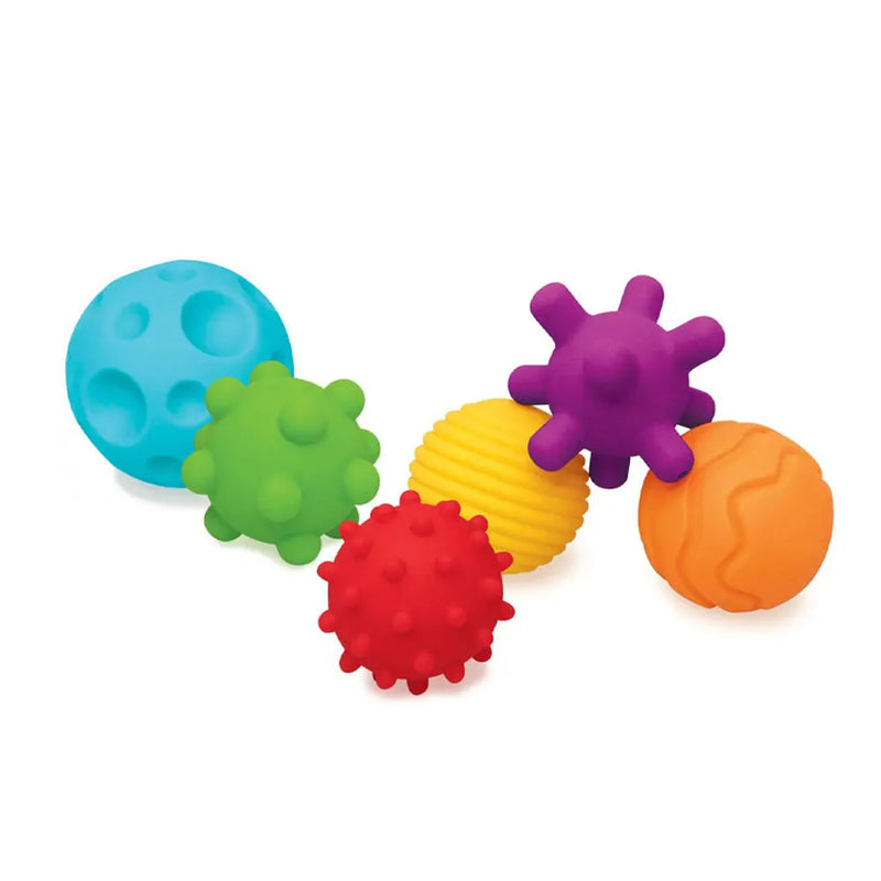 Infantino Ensemble de 6 Balles Texturés 6M+