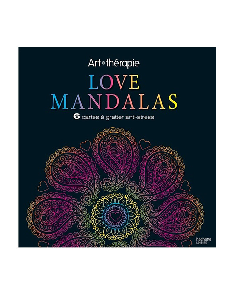 Art Thérapie Cartes a Gratter - Love Mondalas