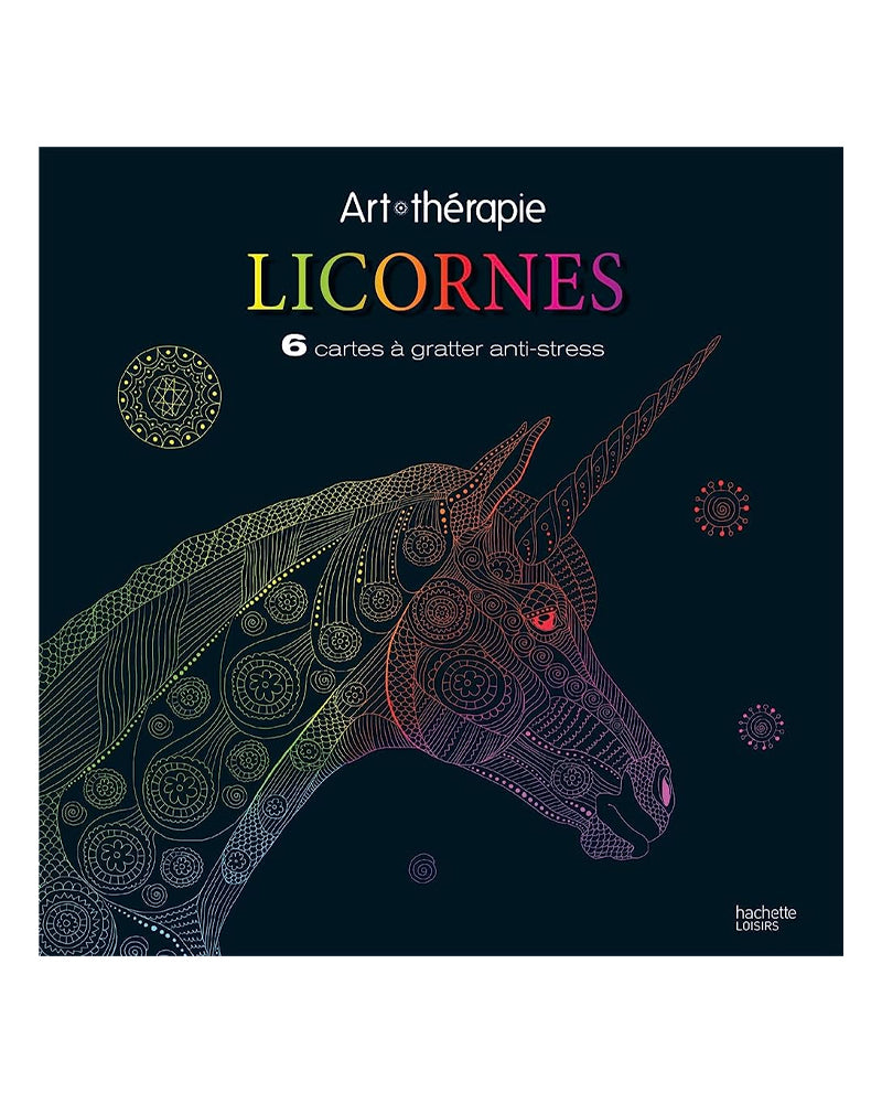Art Thérapie Cartes a Gratter Licornes - 9A+