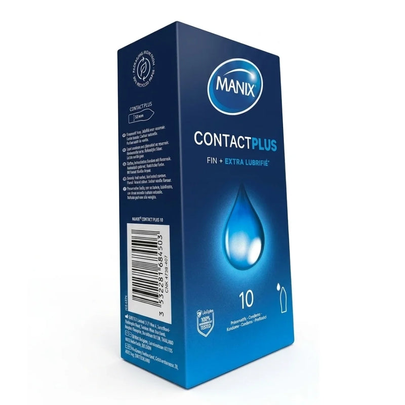 Manix Contact Plus – 10 Préservatifs