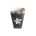 6 Boîtes à Popcorn Happy Birthday - Argenté