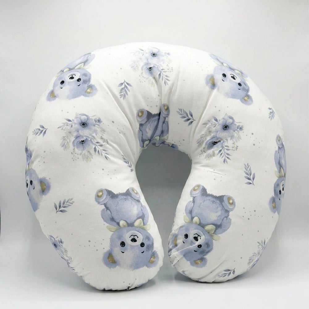 BébéYo Coussin d'Allaitement - Ours Bleu