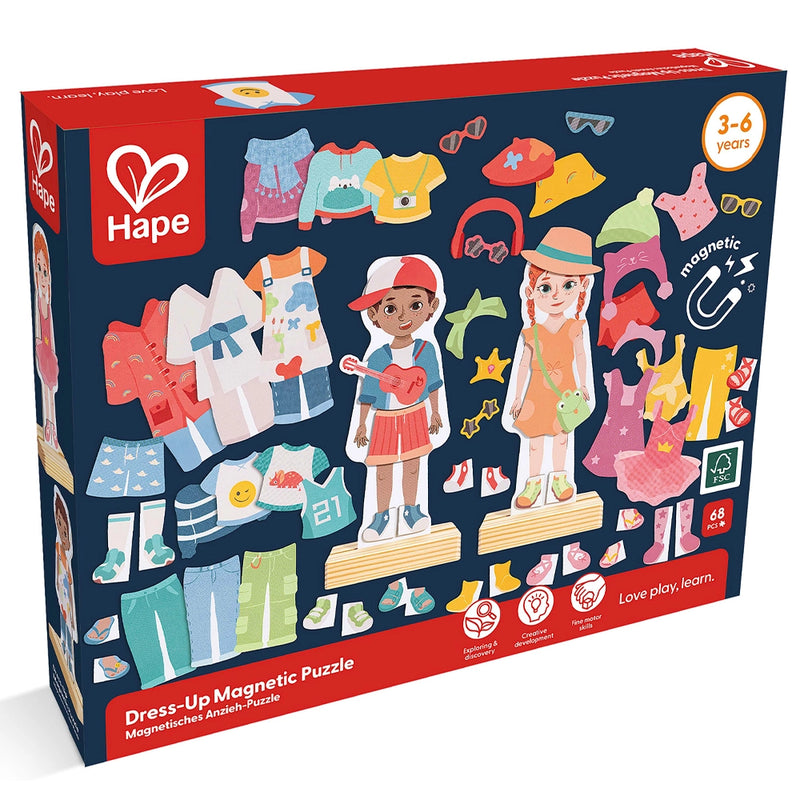 Hape Puzzle Magnétique Habillage 3-6A