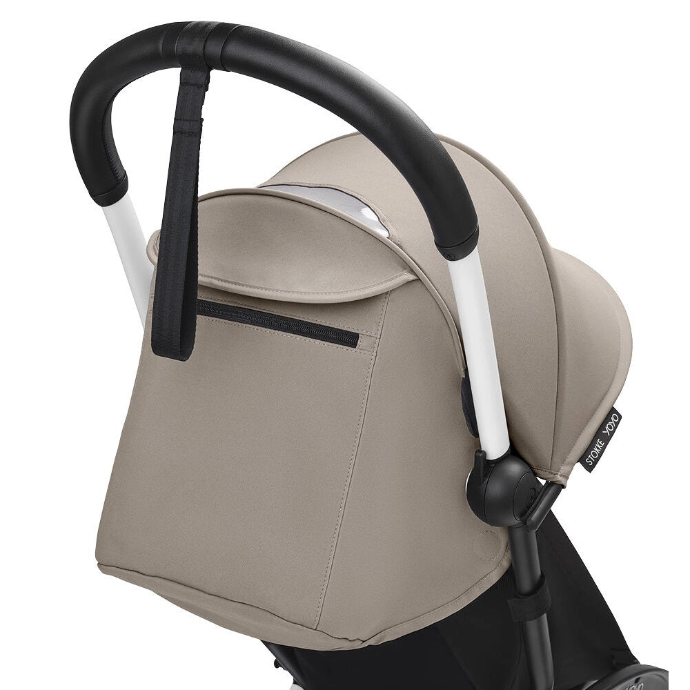 Poussette Stokke® YOYO³ Cadre Noir 6M+ - Taupe