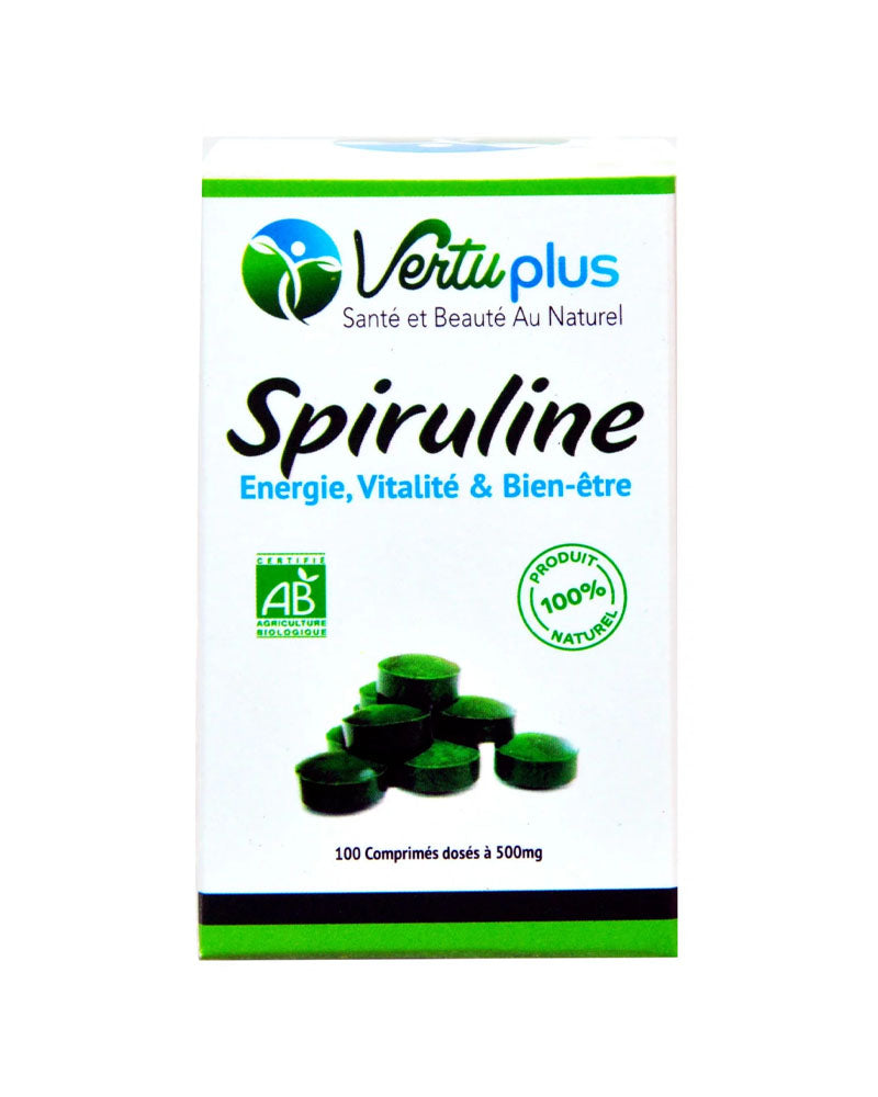Vertu Plus Spiruline - 100 comprimés