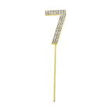 Cake Topper Chiffre 7 Doré