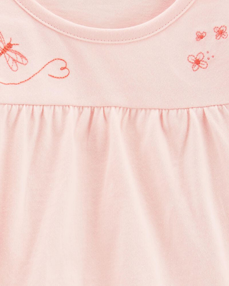 Ensemble 4 Pièces Hauts Et Leggings Bébé Carter's - Rose