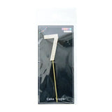 Cake Topper Chiffre 7 Doré