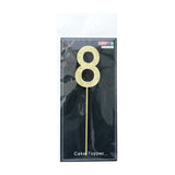 Cake Topper Chiffre 8 Doré