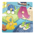 Viga Toys Puzzle en Bois à Boutons 12M+ - Vêtements