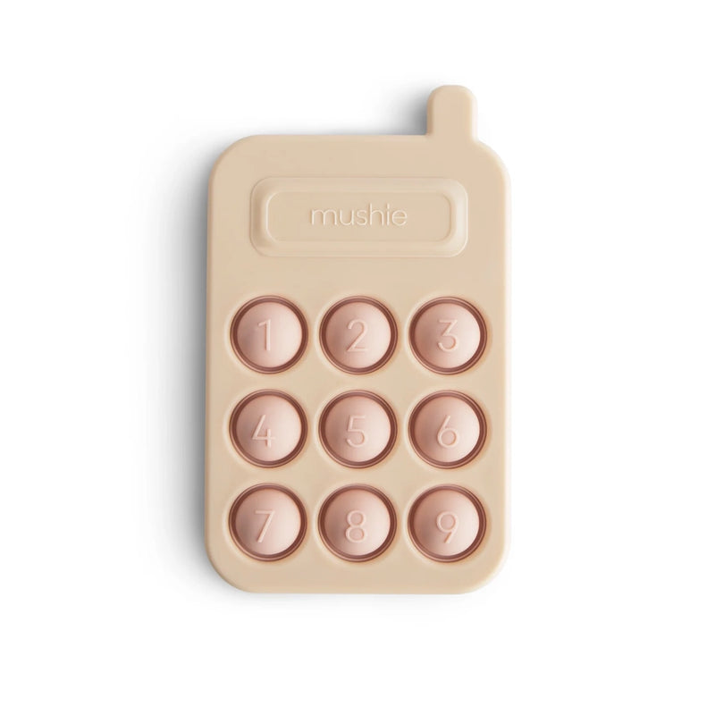 Mushie Jouet de Presse Téléphonique - Blush