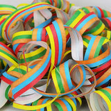 Lot de 3 Rouleaux Serpentins Multicolores Vifs