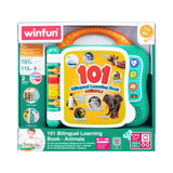 Winfun Libro de Aprendizaje Bilingüe 101 Animales - 18 meses+