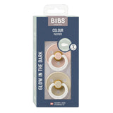 BIBS Juego de 2 piruletas simétricas - Rubor/Vainilla - GLOW