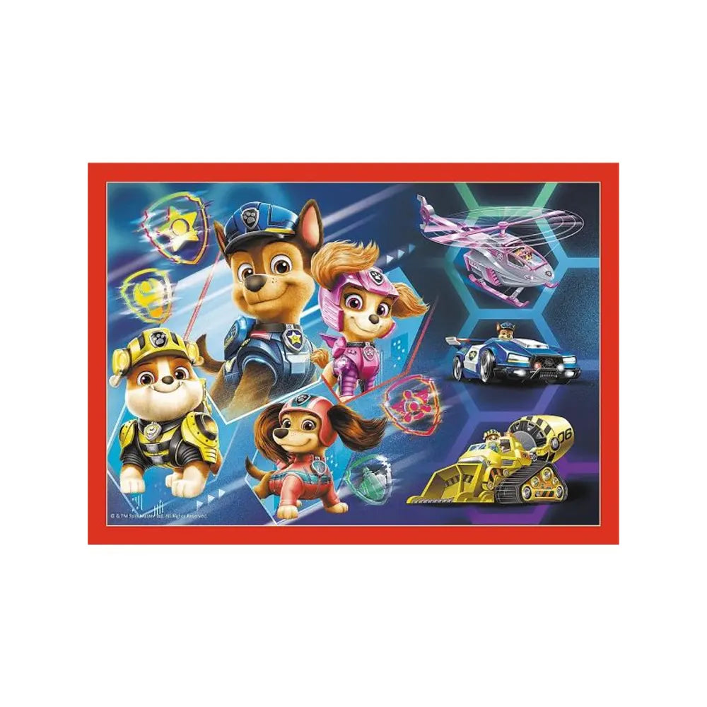 Trefl Puzzle 4en1 Pat' Patrouille dans la Ville - 4A+