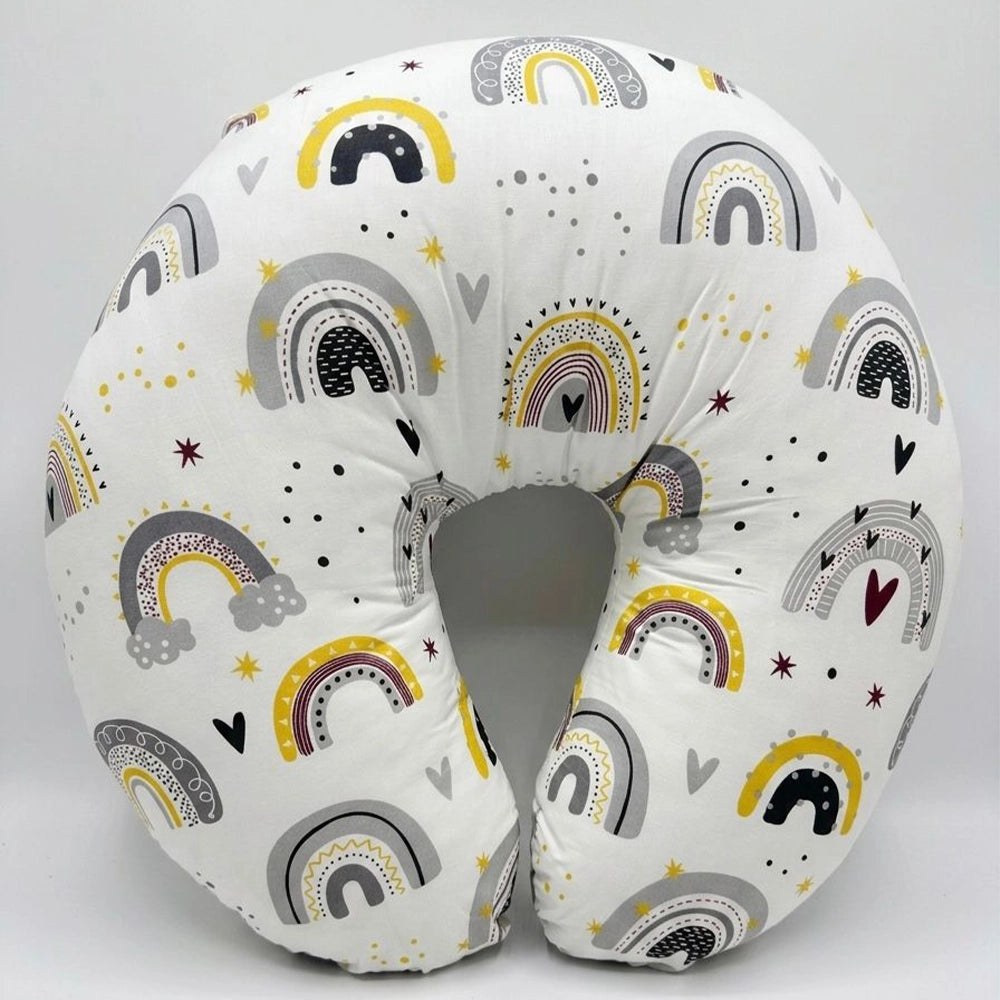 BébéYo Coussin d'Allaitement - Rainbow Jaune