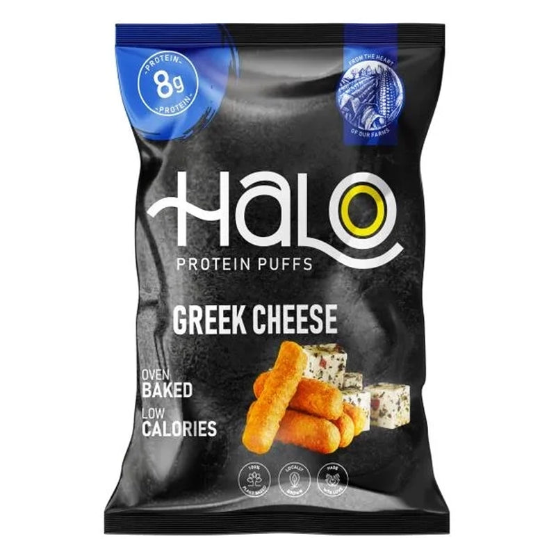 Halo Protein Puffs Chips 40g - Greek Cheese