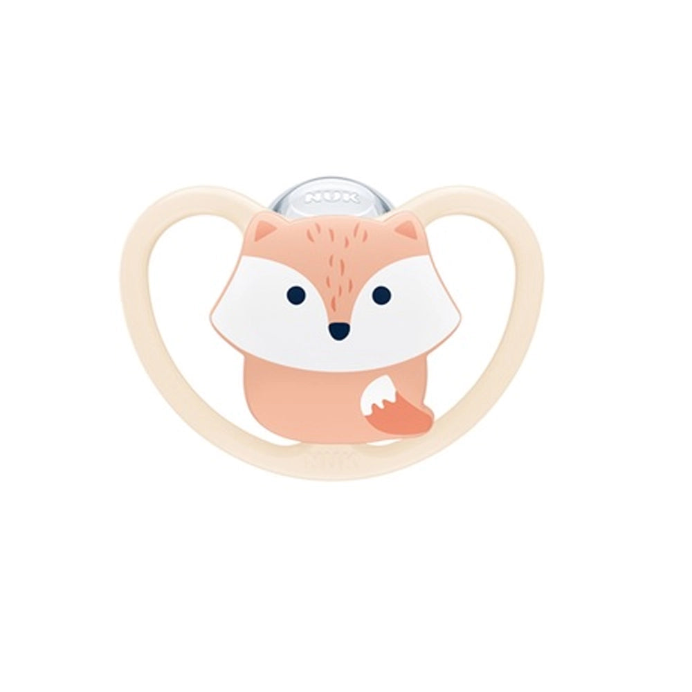 Nuk Sucette Space Avec Boîte 0-6M - Renard