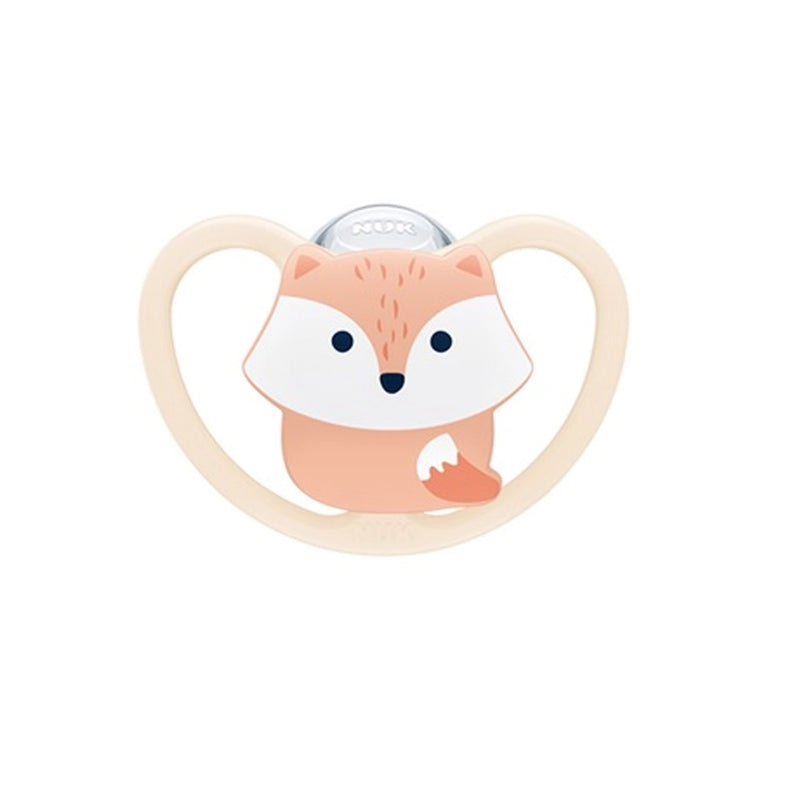 Nuk Sucette Space Avec Boîte 0-6M - Renard