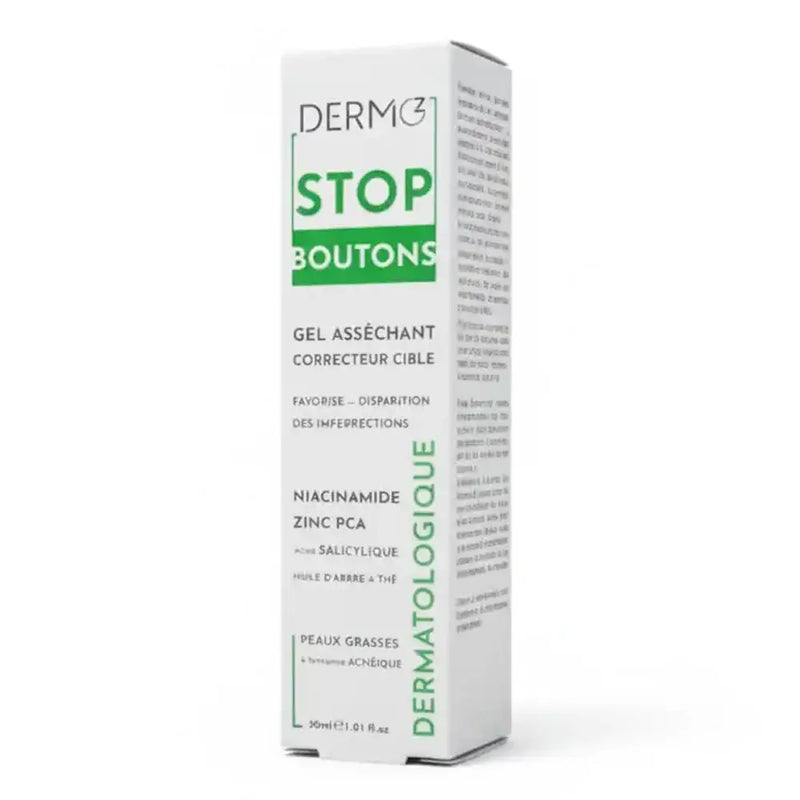 Dermoz Stop Boutons Gel Asséchant Dermatologique 30ml