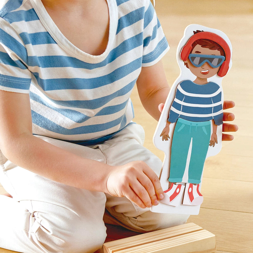 Hape Puzzle Magnétique Habillage 3-6A