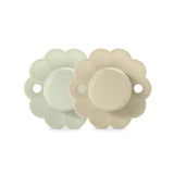 Suavinex Pack de 2 Sucettes Physiologique 0-6M - Aqua & Gray