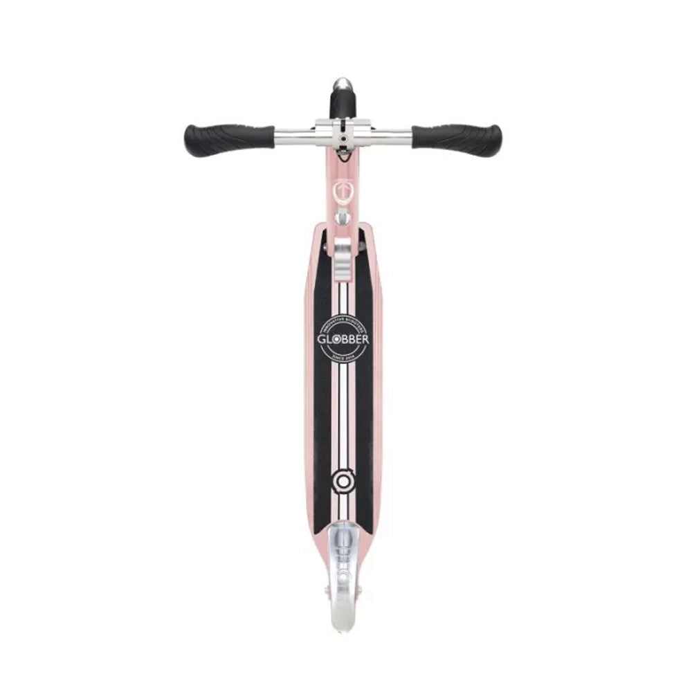 Globber Trottinette Flow Elements Lights Chrome - Rose