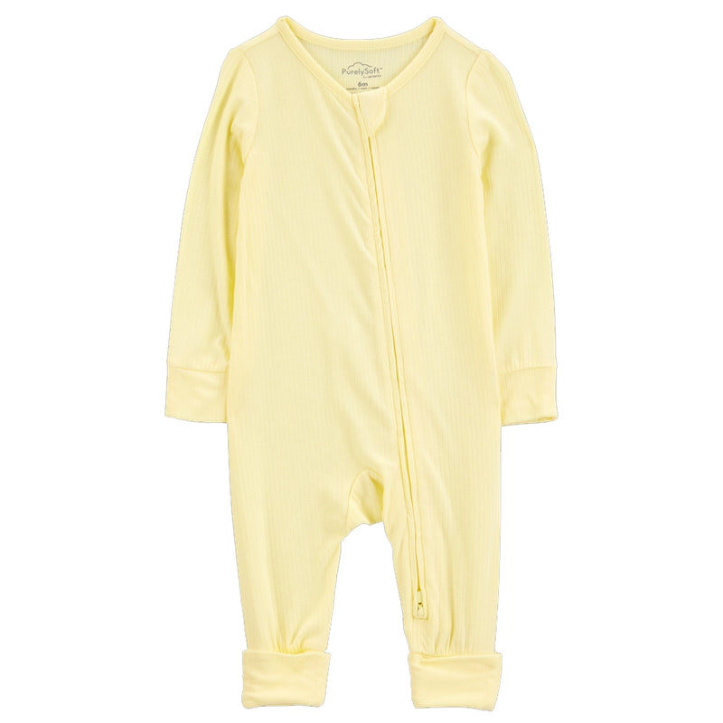 Grenouillère Fermeture Éclair Bidirectionnelle Bébé Carter's - Jaune