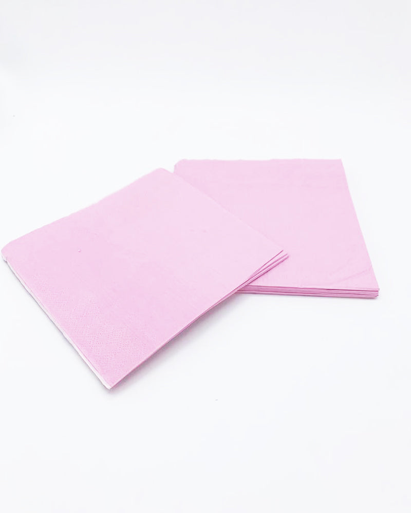 Pack Des Serviettes - Rose Clair 