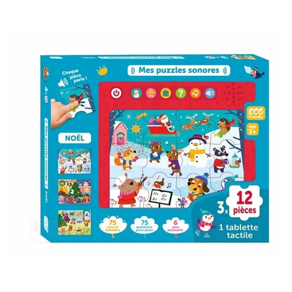 Mis Puzzles Sonoros 12 Piezas - 3A+