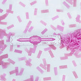 Canon à Confettis Rose Uni – 1 Pièce
