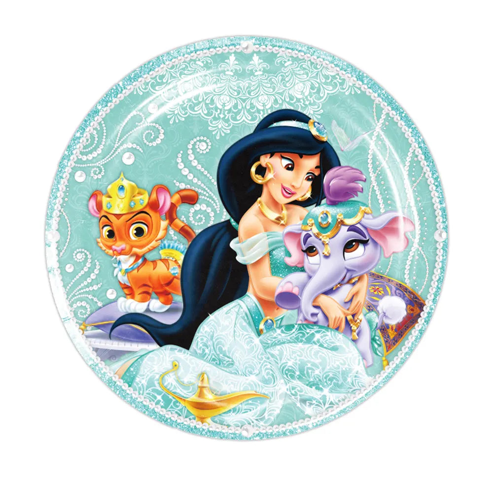 Pack Anniversaire 51 Pièces- Jasmine et Aladdin