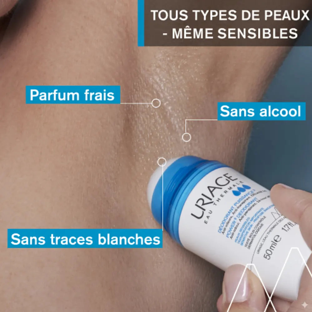 Uriage Eau thermale Déodorant Roll On Puissance 50ml